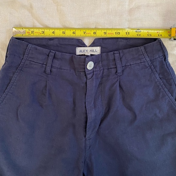 Alex Mill Boy Short in Oxford Linen - Picture 7 of 8